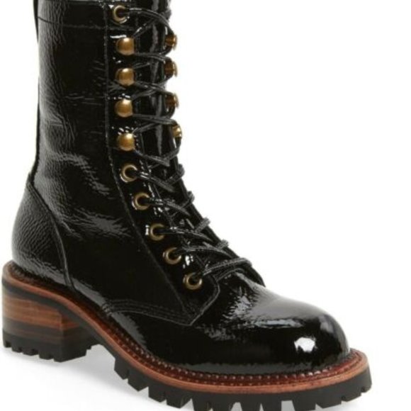 Jeffrey Campbell Evelyn Lace Up Boots - Picture 2 of 12